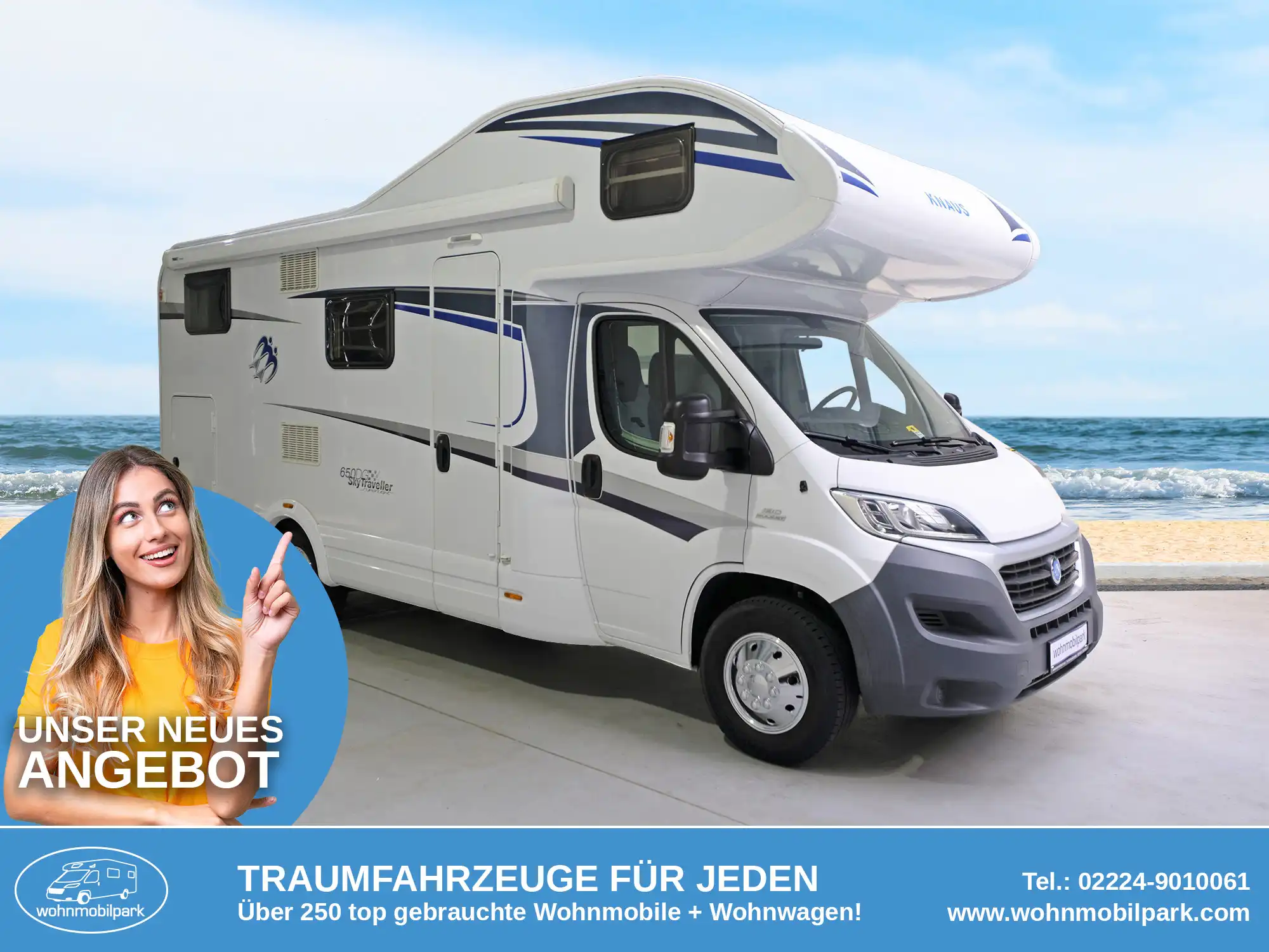 KNAUS Sky Traveller 650 DG Superlight Alkoven gebraucht kaufen in Bad Honnef